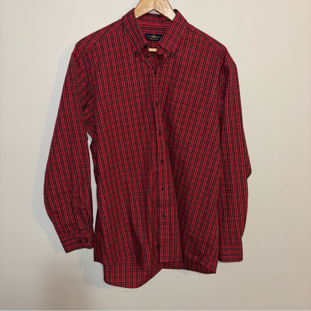 Men’s Red and Green Checkered Shirt | Perfect for the holidays🎄